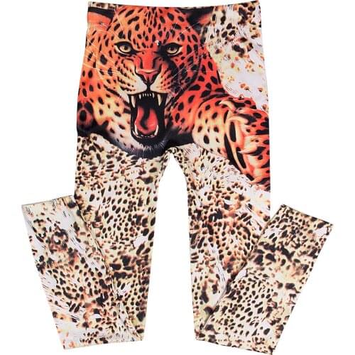 2021 New Women Leopard Printed Leggings Pants Elastic High Waist Skinny Slim Trousers Female Sexy Long Pants