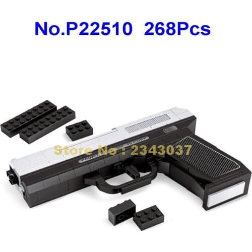 Ausini P22510 Mp-45 268pcs Classic Police Gun Model 1:1 Building Blocks Toy