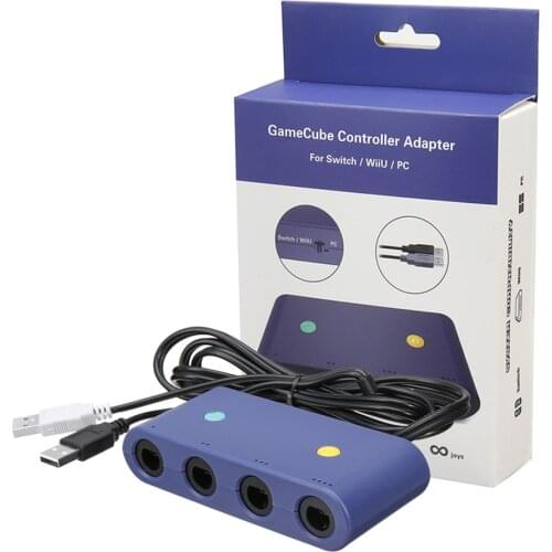 3 In 1 GC To WII U PC Switch Converter NGC Controller Adapter GameCube Computer Cable Converter Supplies