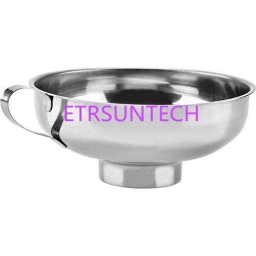 50pcs Durable Stainless Steel Wide Mouth Canning Funnel Hopper Filter Kitchen Cooking Tools Gadgets ZA6954