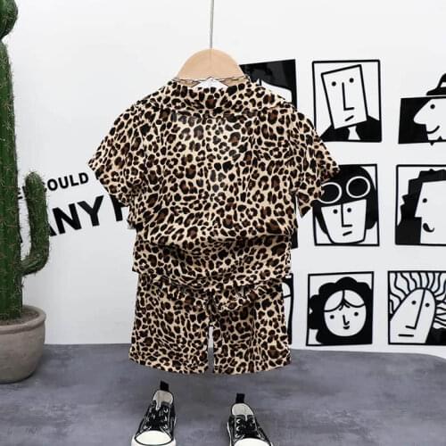 Childrens suit summer 2021 new handsome 3-year-old boys summer suit