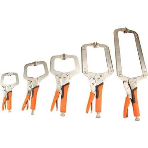 Multifunction Steel C Type Clip Vise Grip Locking Quick Plier Pincers Woodworking Clamps Clips 6" 9" 11" 14" 18" Hand Tools