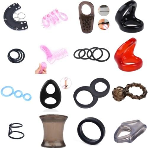 Male Chastity Device Sex Toys for Men Male Cake Cage Penis Cock Ring Parachute Balls Stretcher Scrotum Bondage Restraint
