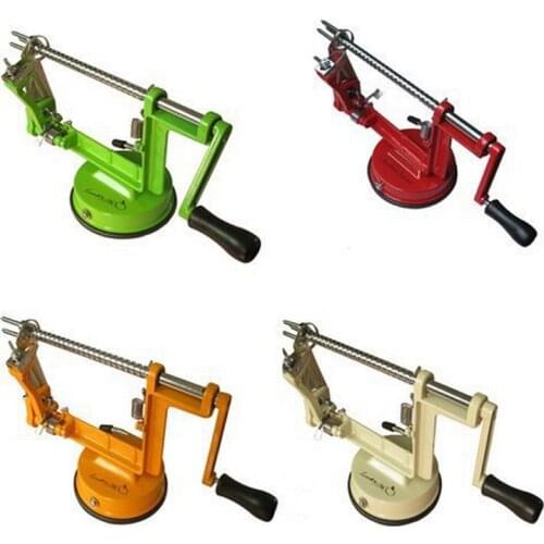 New multifunction stainless machine hand shake apple corer peeler Zesters fruit potato slice cranked paring knife sliced peeled