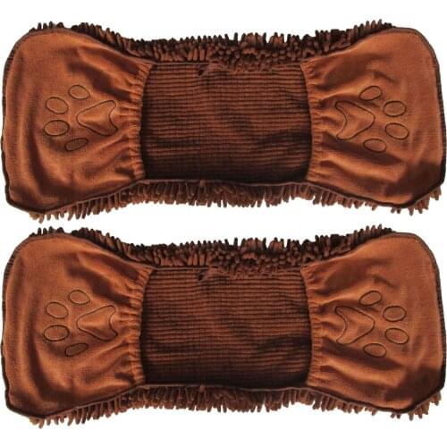 New 1pcs Absorbent Quick-drying Dog Towel Chenille Microfiber Shammy Pet Bath Towel Hand-Held Pocket Anti-Dirt towels