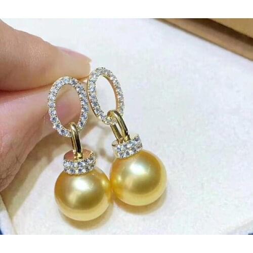 New Circle 925 Sterling Silver Earrings Findings Base Mountings Jewelry Parts Accessories for Pearls Beads Agate Jade Crystal