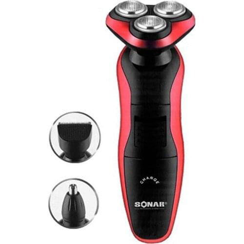 3in1 rechargeable shaver for men rotating electric shaver set male electric shaving razor for men travel face shaving machine