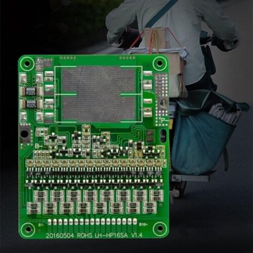 10S 36V 30A BMS Lithium Battery Charger Protection Board with Power Battery Balance/Enhance PCB Protection Board