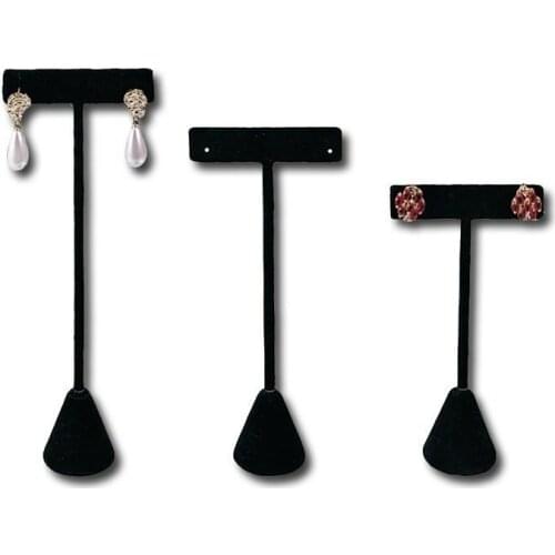 Earring Display Jewelry Stand Black Earring T Bar Display Durable Earring Stand