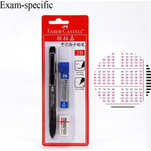 Faber Castel 2B Pencils for School Set Test Answer Card Computer Exam Dedicated Matite Lapis Escolar