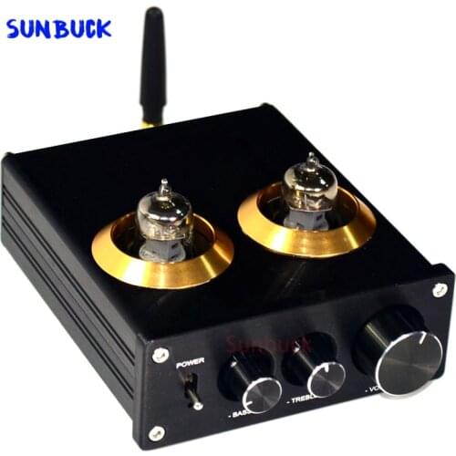 Sunbuck DC12V power supply 4.2 Bluetooth HIFI front 6J1 tube amplifier
