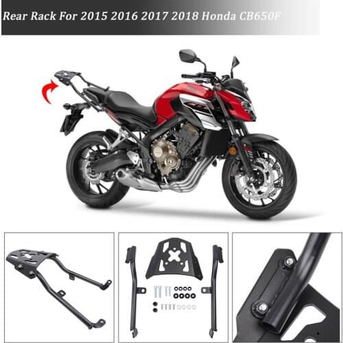 For Honda CB650F Top Rear Luggage Rack Carrier Luggage Rack Fender Support CB 650F Accessories Motor Parts 2018 2017 2016 2015