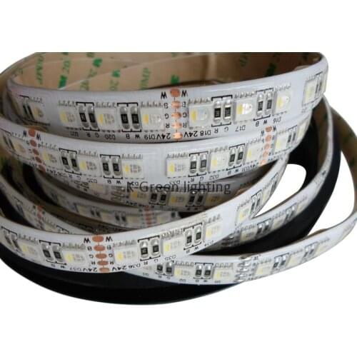5mX High quality 5050SMD RGBW LED strip light DC24V input 72LED/m RGBW LED strip free shipping