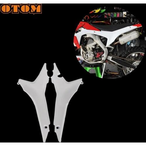 OTOM Motorcycle Air Filter Guard Air Box Cover Fender Body Plastic Side Panels Spoiler For HONDA CRF250R CRF450R Motocross Parts