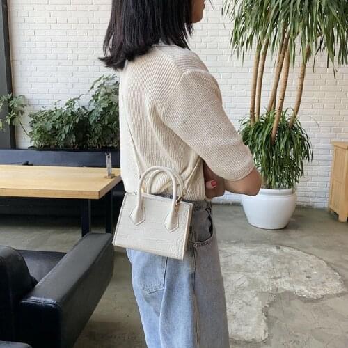 Women Bag Mini Bag Women 2021 Popular New Messenger Bag PU Handbag Women Fashion One-shoulder Small Square Bag Handbag