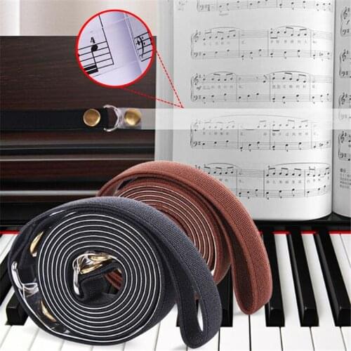 1Pcs Transparent Piano Score Fixed Band Instrument Practice Music Sheet Book Clip Accessories