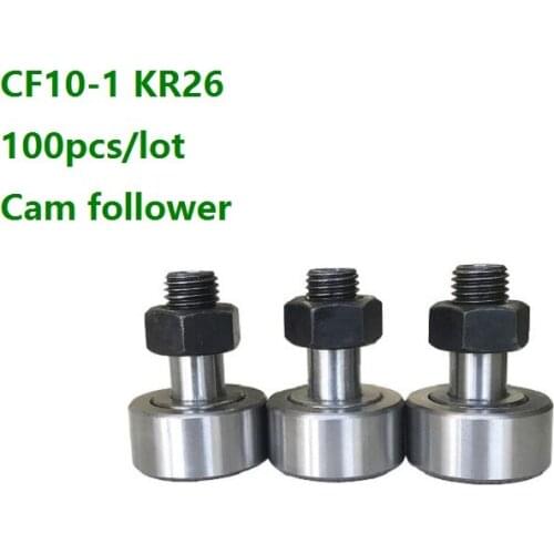 100pcs/lot CF10-1 KR26 Cam follower Stud type track rollers Needle Roller Bearings
