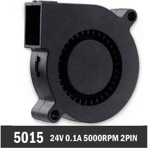 1000PCS Gdstime 5015 24V Dual Ball Bearing 50x15mm Blower Cooling Fan Turbo Blower Cooling C