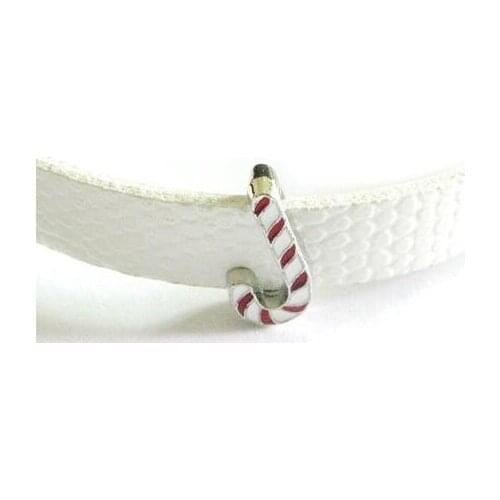 20 , 50)PCS/lot 8MM Christmas Candy Slide Charms Fit For 8mm DIY Leather Wristband Bracelet
