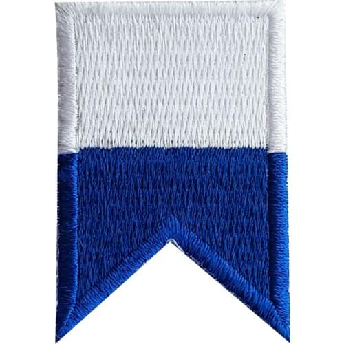 Alpha Flag Diver Down Flag Patch Backpack Vest Bag Badge Scuba Diving Dive Sew On Iron-on Embroidered Patches