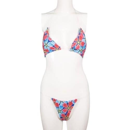 High Waist Bikinis Swimsuits Women Push Up Swimwear Ribbed Strap Bathing Suit Brazilian Bikini 2021 New Beachwear