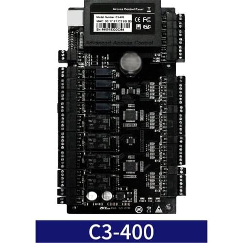 C3-100/200/400 TCP IP Wiegand 26 34 Door Access Control Panel Board for security solutions access control System 30000 User