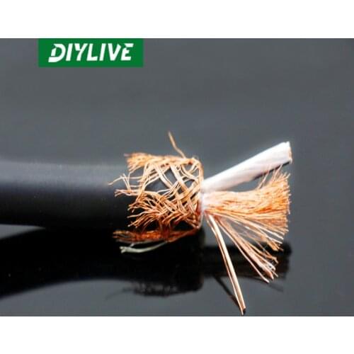 DIYLIVE HiFi MONSTER M1000i two-core pure copper encryption shielded high fidelity signal cable audio cable bulk cable