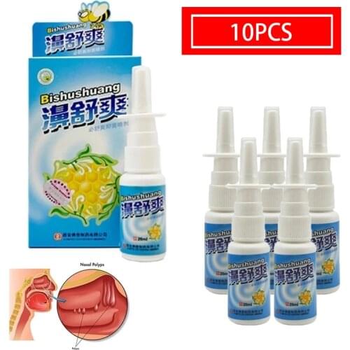 5-10PCS Refreshing Nose Spray Is Suitable For Rhinitis Sinusitis Cold Allergic Rhinitis Dry Itching Nasal Drops Goods For Health