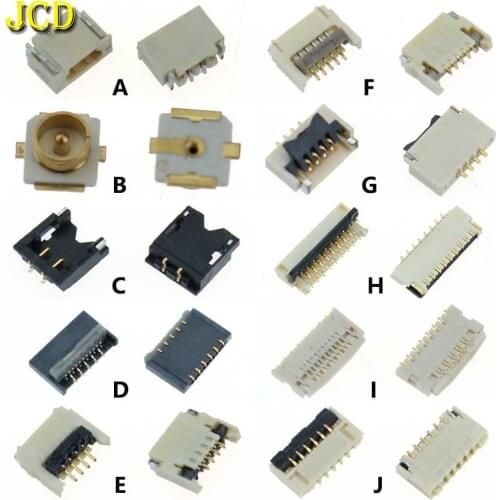 JCD 2PCS FPC Connector For Nintend Switch NS Joy Con PCB Board Flex Cable Connector Socket Clip Spare Parts