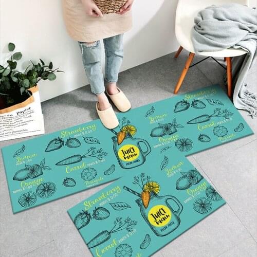 Geometric Print Kichen Carpets Mat Non-slip Bath Carpet Mats Area Rugs Living Room Balcony Printed Entrance Doormat Floor Mat