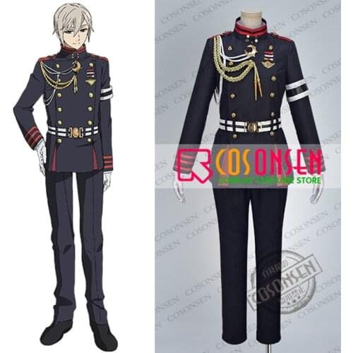COSPLAYONSEN Seraph of the End Owari no Serafu Shinya Hiragi Cosplay Costume Uniform All Size