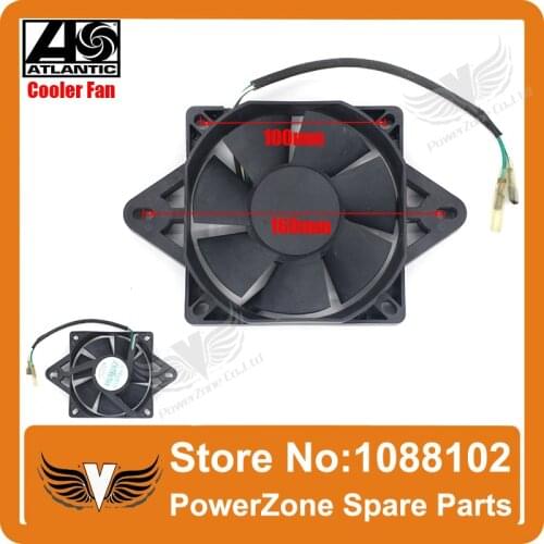 Dirt Bike Motorcycle ATV Quad Buggy ZONGSHEN LIFAN Oil Cooler Water Cooler 160mm Radiator Electric Cooling Fan Free Shipping