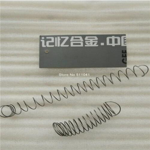 Nitinol Shape Memory Alloy springs, Nickel-titanium memory alloy spring, Paypal is available