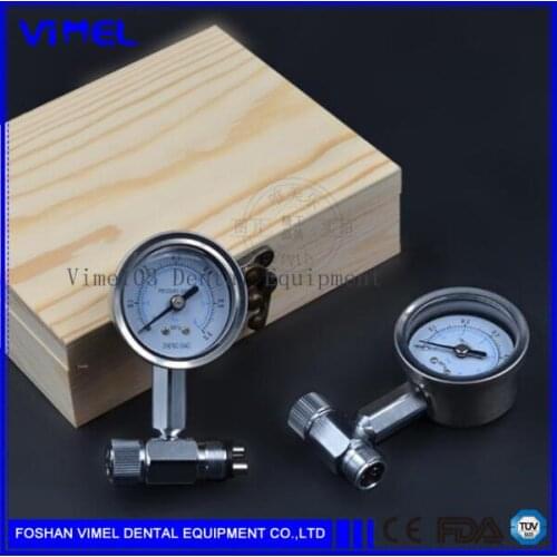 New turbine Manometer For Dental Handpiece Pressure Gauge Test Air Pressuredental chair unit spare parts