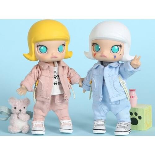 Ob11 BJD Clothes Casual Pants Doll Clothes Jacket Fashion Coat for Ob11,Molly,obitsu11,GSC,1/12bjd Doll Accessories Toys
