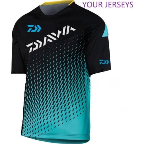 DAIWA Clothes for Fishing Summer Fishing Clothing Quick Drying Breathable Anti UV Sun Protection Short Sleeve Fishing T Shirt