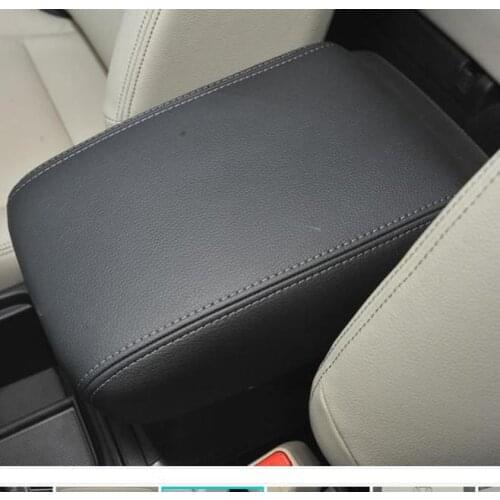 For Honda CRV 2012 2013 2014 2015 2016 / 2017-2021 Customzied Microfibre Leather Center Armrest Cover Car accessories interior