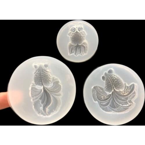 Transparent Silicone Mould Resin Decorative Craft DIY goldfish shpe Type epoxy resin molds for jewelry