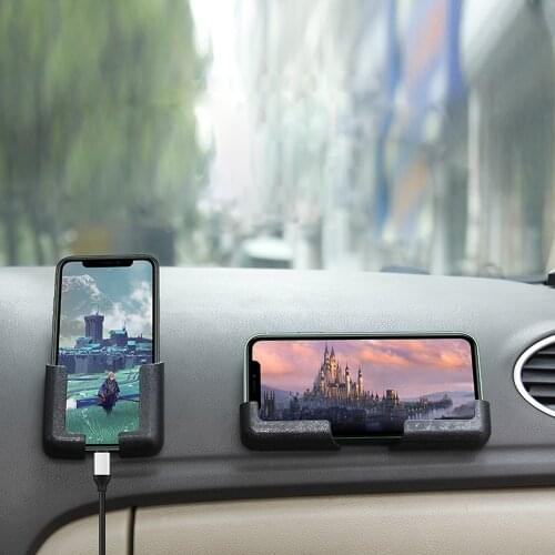 Adjustable Car Phone Holder for GPS Navigation Dashboard Phone Holder Phone Clip Fold Holder Mount Stand Bracket Self-adhesive