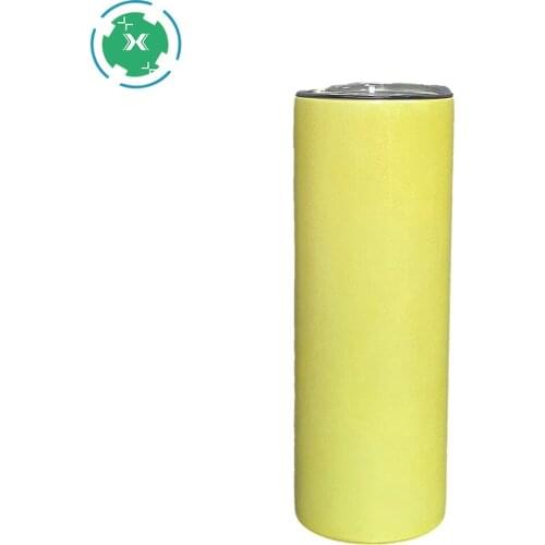 Stainless Steel Sublimation 20oz Straight Skinny Tumbler Temperature Sensing Sublimation Color Changing Tumbler with Lid