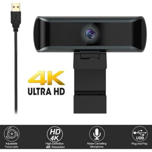 4K HD 1080P autofocus Webcam Camera Built-in Microphone USB Webcam Computer Classes Video Chat Calling Desktop or Laptop Webcam