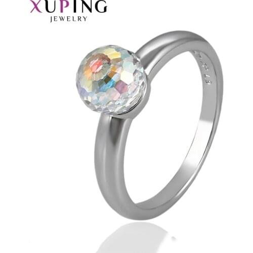 Xuping Jewelry Fashion Women Crystals Ring for Simplicity Trendy Graduation Gifts 14942