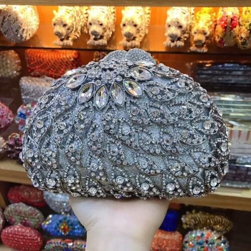Ladies wallet Bridal wedding party clutch night purse women evening bag female diamond luxury day clutches crystal shoulder bag