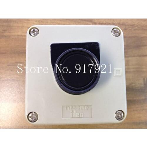 [ZOB] Japans IDEC Idec TYPE and HW1X flat black button switch with genuine original box --5pcs/lot