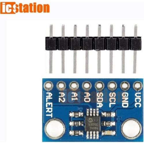 1PCS High Accuracy Temperature Sensor MCP9808 I2C IIC Breakout Board Module 2.7V-5V Logic Voltage for Arduino