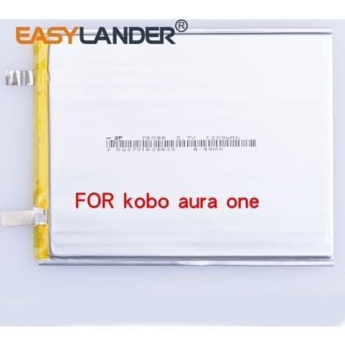 3.7V 1200mAh Rechargeable li Polymer Li-ion battery For E-book Reader kobo aura one battery e-ink battery