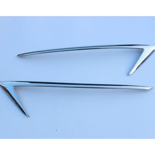 Car ABS Chrome Rear Tail Fog Light Lamp Cover Trim For CX-5 CX5 2017 2018