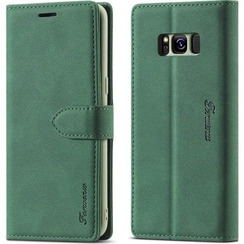 For Hoesje Samsung S8 Plus Case Leather Vintage Phone Case On Samsung Galaxy S8 Plus Case Flip Wallet Cover For Samsung S 8 Case