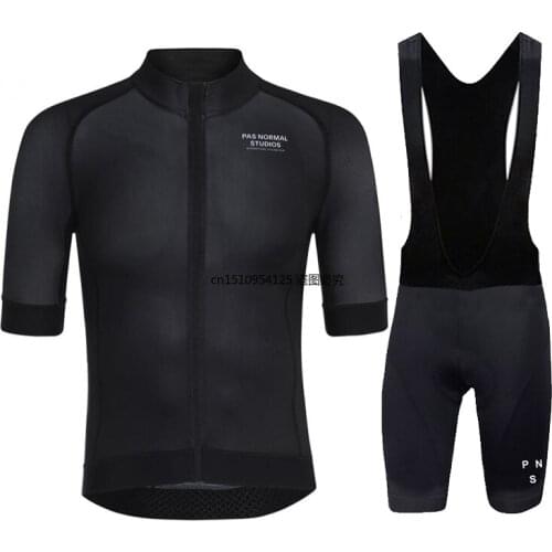 Black PNS 2021summer cycling Sweatshirt set mens Short Sleeve Shirt MTBJersey mens cycling clothing bicycle Maillot ciclismo