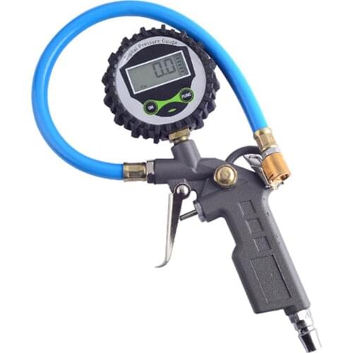 Digital Car Tire Air Pressure Inflator Gauge 0-18bar/0-255psi LCD Display Vehicle Inflation Repair Tools With LED Backlight